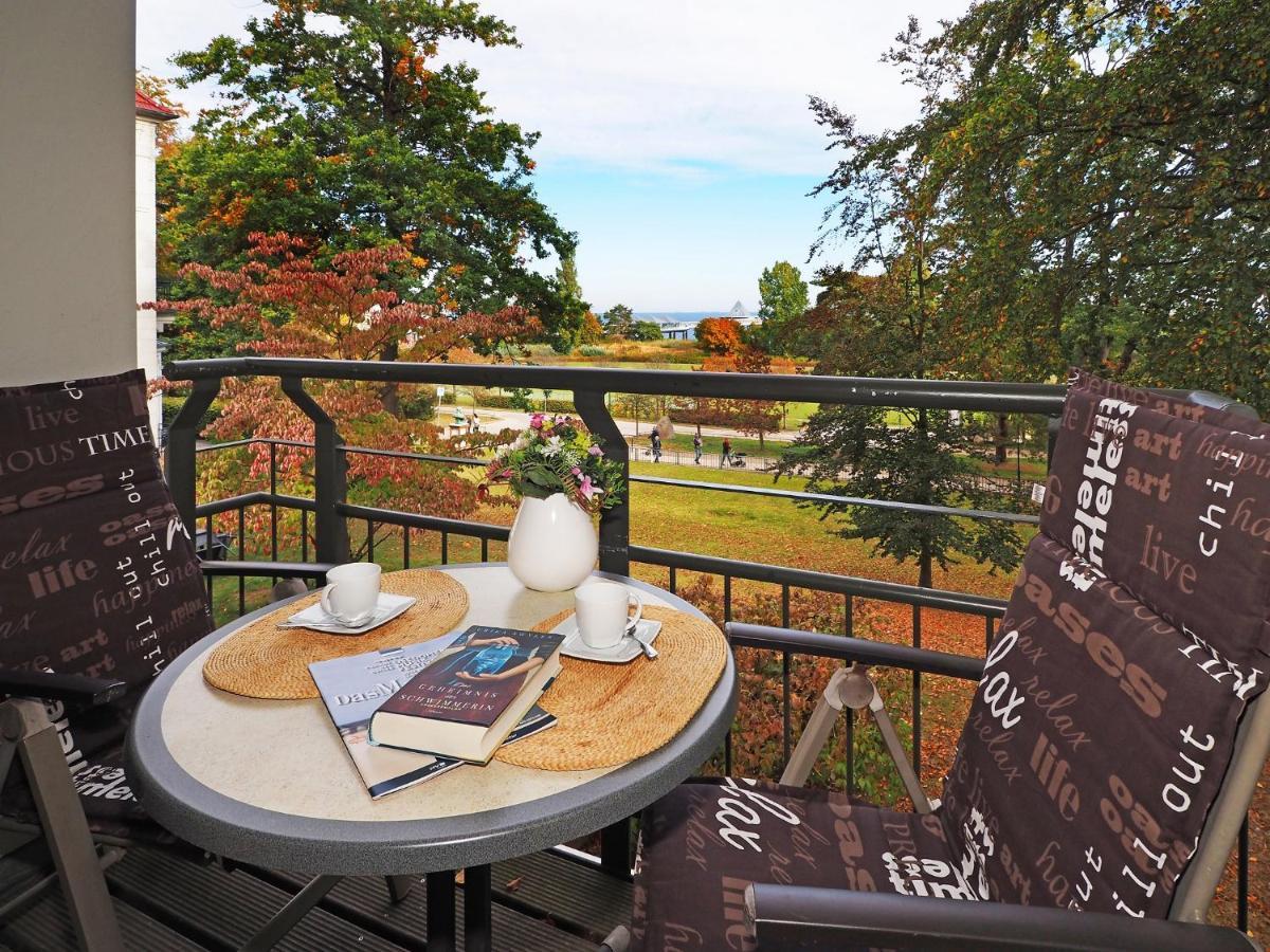 Kaiservillen Heringsdorf - Ferienwohnung Mit 1 Schlafzimmer Und Balkon Dr4 Buitenkant foto