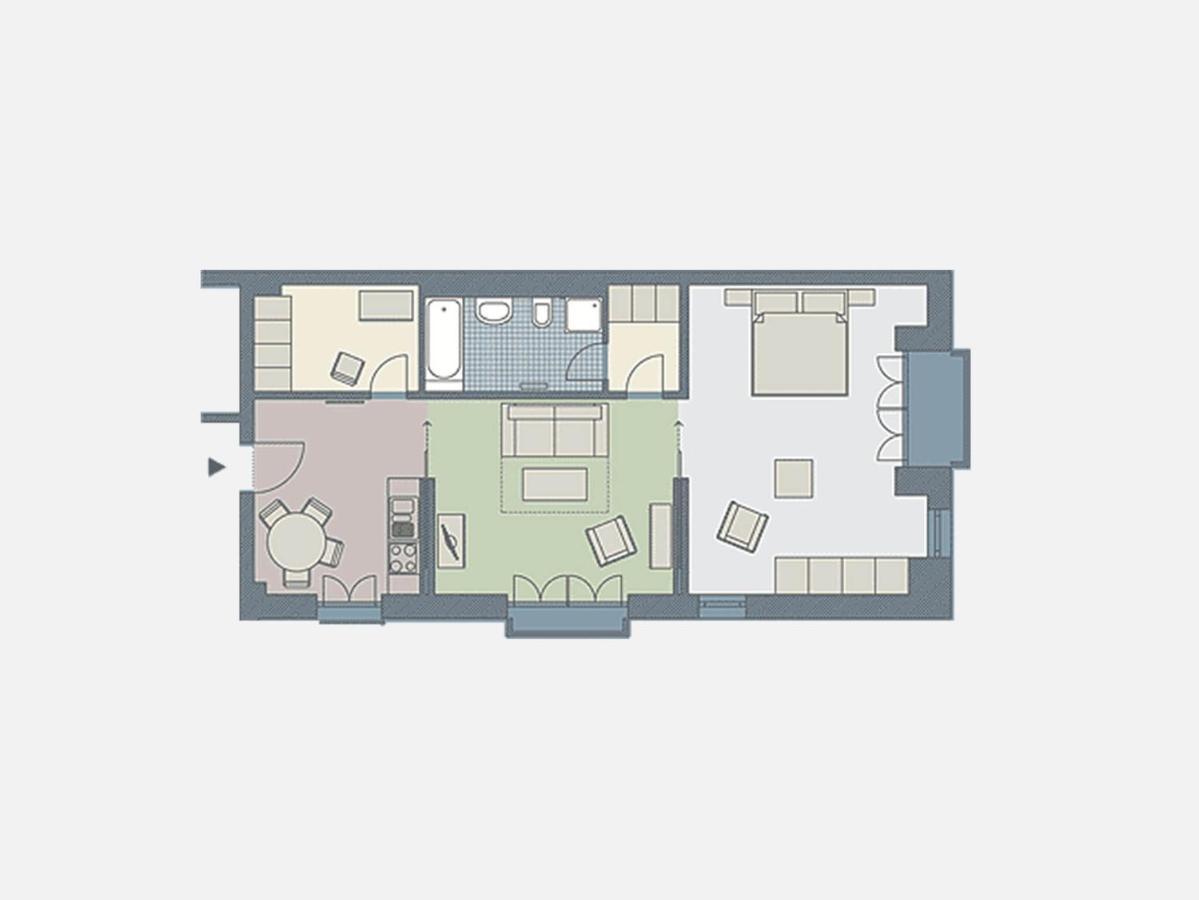 Kaiservillen Heringsdorf - Ferienwohnung Mit 1 Schlafzimmer Und Balkon Dr4 Buitenkant foto